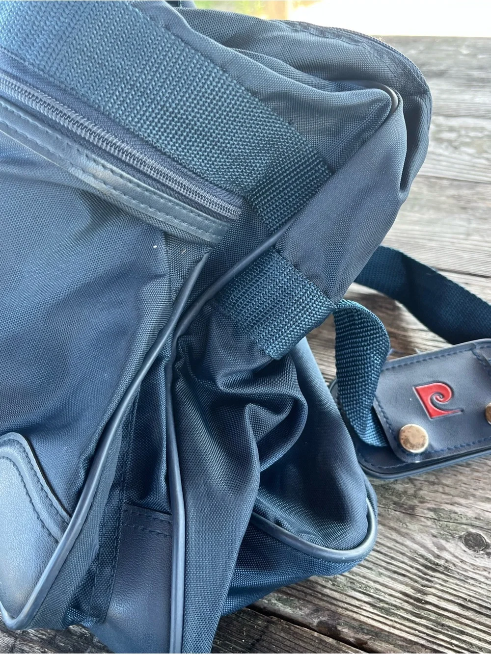 VINTAGE PIERRE CARDIN DUFFLE Navy Men's Shoulder Bag -